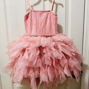 Ooh La La Couture Pink Swarovski Tutu Dress Girls Size 6